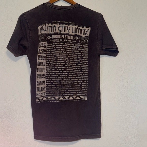 Women's Next Level Apparel ACL Festival Dark Grey Short Sleeve Graphic Tee - Picture 7 of 8